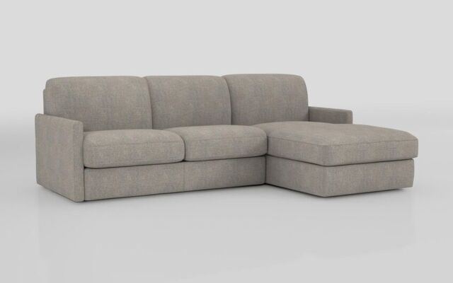 Barete Slim Arm 4 Seater Sofa Bed with Right Hand Facing Large Lounger  - poltronesofà at ScS