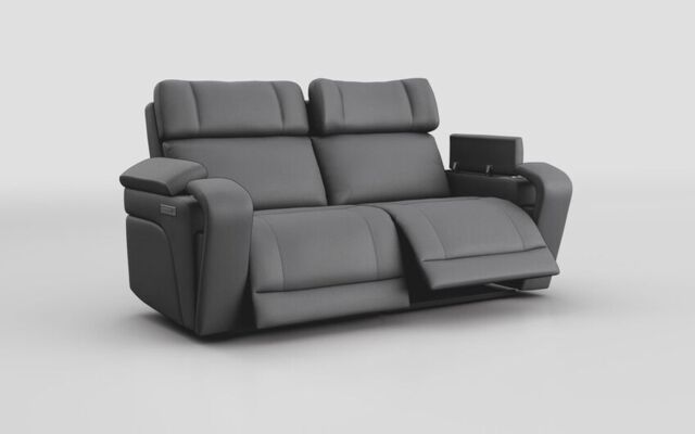 Adstock 3 Seater Power Recliner With Power Head Tilt - poltronesofà at ScS