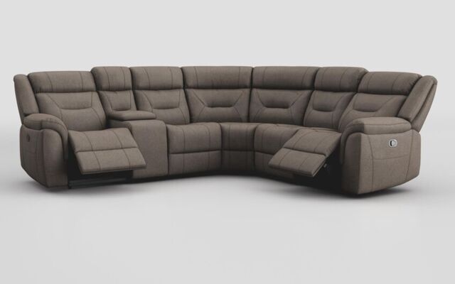 Adstock Power Recliner Chair with Power Head Tilt, Lumbar, Massage, Audio, Heat & LED Lights - poltronesofà at ScS