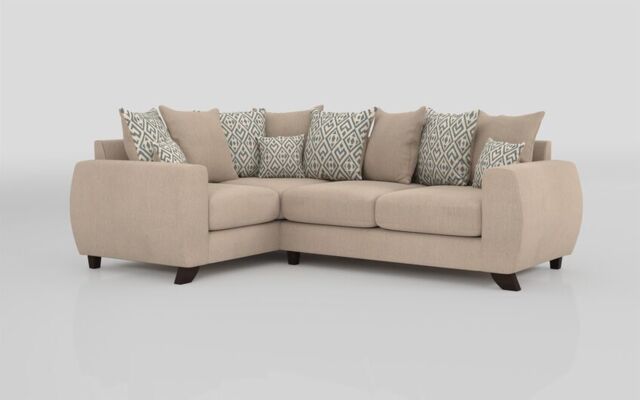 Aspen Fabric 1 Corner 2 Scatter Back Sofa  - poltronesofà at ScS