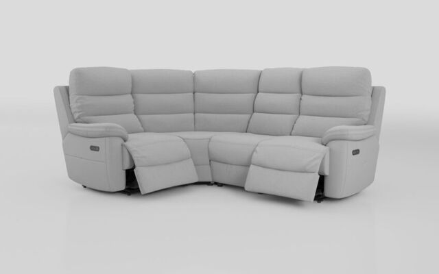 Ossett 1 Corner 2 Power Sofa with Head Tilt - poltronesofà at ScS