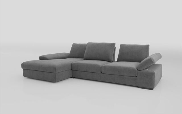 Savazza 4 Seater Sofa with Adjustable Back Rest Left Hand Facing Lounger - poltronesofà at ScS