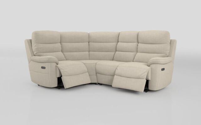 Ossett 1 Corner 2 Power Sofa with Head Tilt  - poltronesofà at ScS