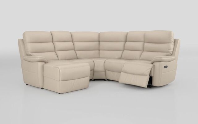 Ossett 2 Corner 2 Left Hand Facing Chaise Right Hand Facing Power Sofa with Head Tilt - poltronesofà at ScS
