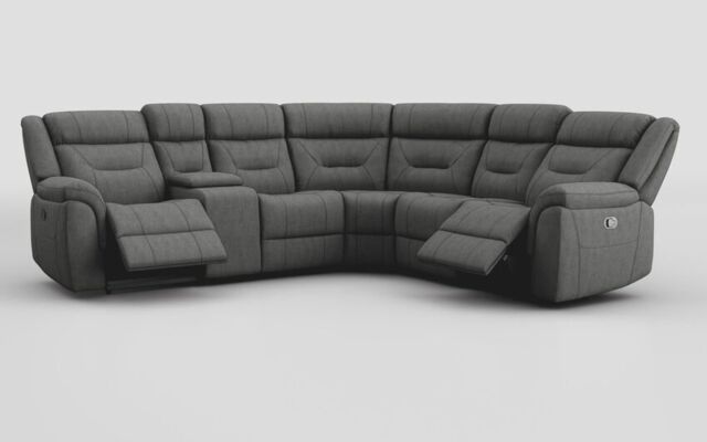 Adstock Power Recliner Chair with Power Head Tilt, Lumbar, Massage, Audio, Heat & LED Lights - poltronesofà at ScS