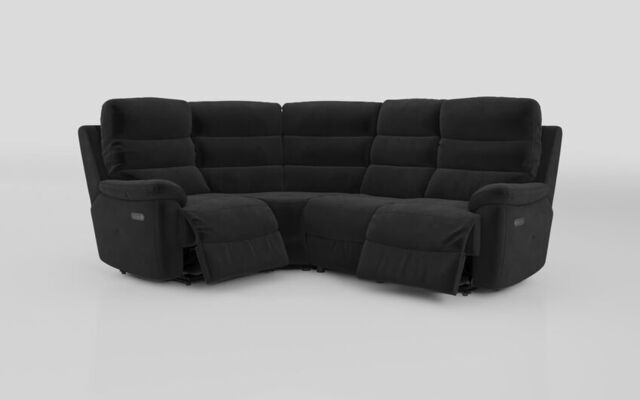 Ossett 1 Corner 2 Power Sofa with Head Tilt  - poltronesofà at ScS
