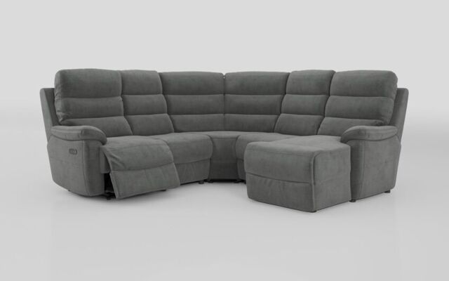 Ossett 2 Corner 2 Right Hand Facing Chaise Left Hand Facing Power Sofa with Head Tilt - poltronesofà at ScS