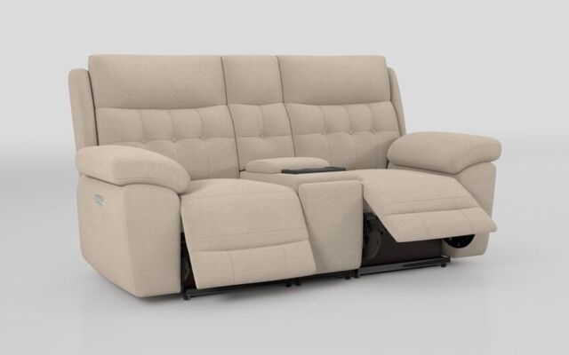 Belford 2 Seater Power Recliner Sofa with Media Console  - poltronesofà at ScS
