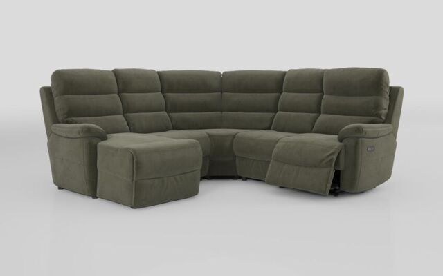 Ossett 2 Corner 2 Left Hand Facing Chaise Right Hand Facing Power Sofa with Head Tilt - poltronesofà at ScS