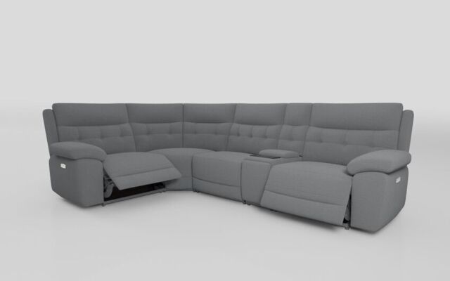 Belford 1 Corner 3 Power Recliner Sofa with Media Console - poltronesofà at ScS