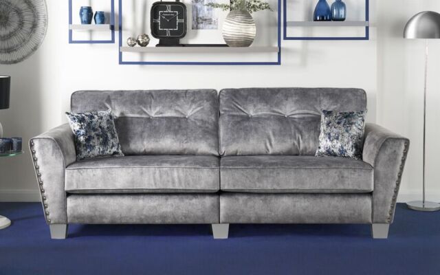 Living Esme Fabric 4 Seater Sofa - poltronesofà at ScS