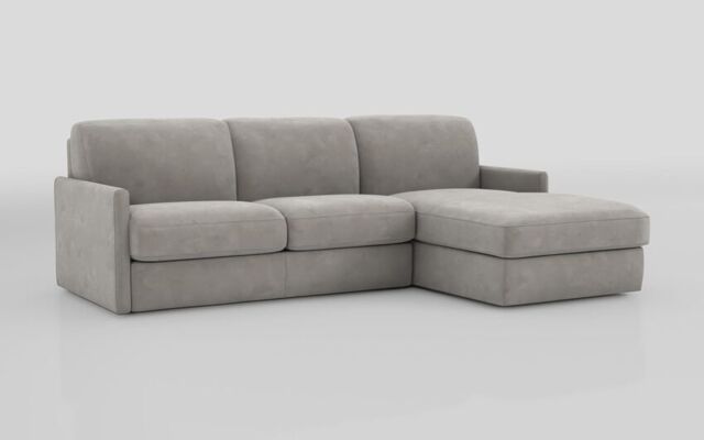 Barete Slim Arm 4 Seater Sofa Bed with Right Hand Facing Large Lounger - poltronesofà at ScS