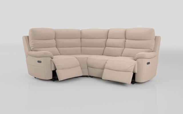 Ossett 1 Corner 2 Power Sofa with Head Tilt  - poltronesofà at ScS
