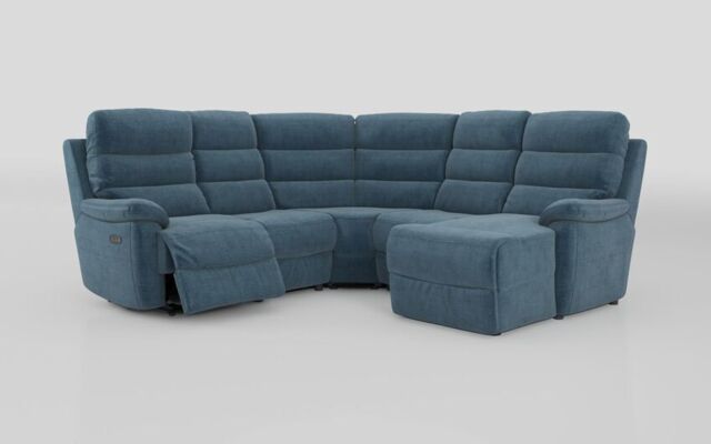 Ossett 2 Corner 2 Right Hand Facing Chaise Left Hand Facing Power Sofa with Head Tilt - poltronesofà at ScS