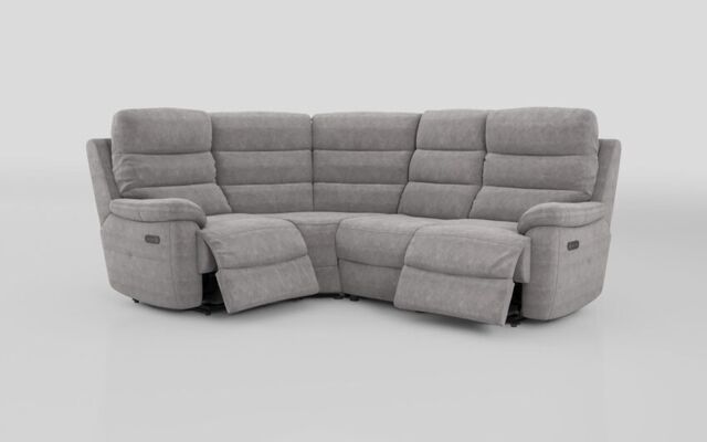 Ossett 1 Corner 2 Power Sofa with Head Tilt - poltronesofà at ScS