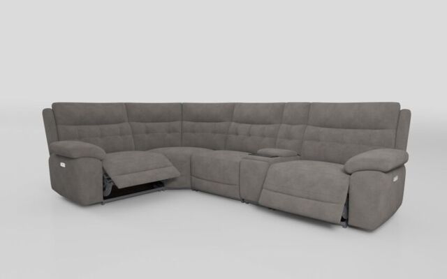 Belford 1 Corner 3 Power Recliner Sofa with Media Console - poltronesofà at ScS