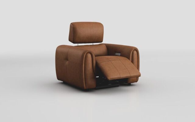 Serra Power Recliner Chair with Power Head Tilt - poltronesofà at ScS