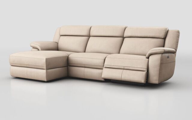 Sarsina 3 Seater Sofa Right Hand Facing Power & Left Hand Facing Lounger - poltronesofà at ScS