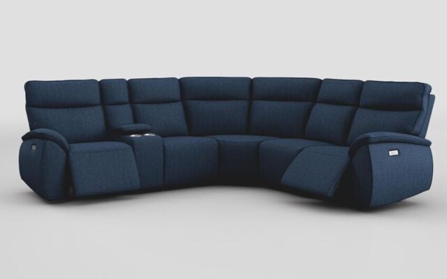 Solara 2 Corner 2 Power with Regular Storage Console - poltronesofà at ScS