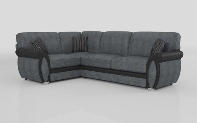 Maddie Fabric 1 Corner 2 Standard Back Sofa - poltronesofà at ScS