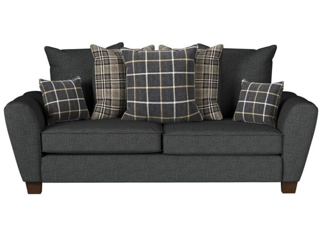 Theo Fabric 4 Seater Scatter Back Sofa  - poltronesofà at ScS