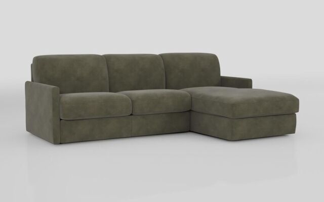 Barete Slim Arm 4 Seater Sofa Bed with Right Hand Facing Large Lounger  - poltronesofà at ScS