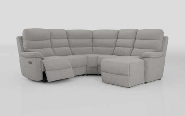 Ossett 2 Corner 2 Right Hand Facing Chaise Left Hand Facing Power Sofa with Head Tilt - poltronesofà at ScS