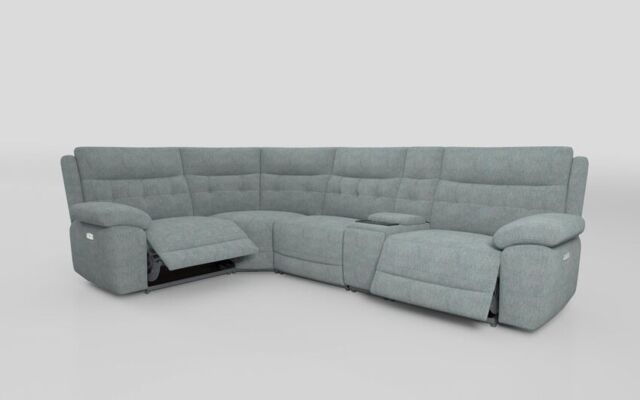 Belford 1 Corner 3 Power Recliner Sofa with Media Console - poltronesofà at ScS