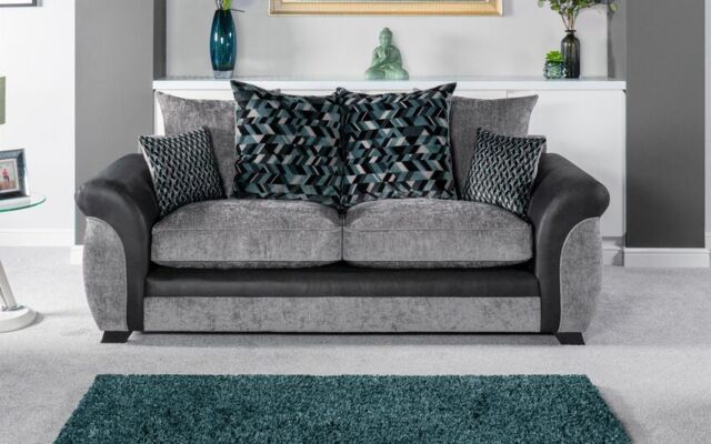 Kadie Fabric 3 Seater Scatter Back Sofa - poltronesofà at ScS