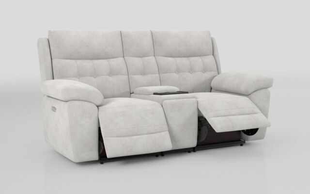 Belford 2 Seater Power Recliner Sofa with Media Console  - poltronesofà at ScS