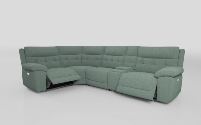 Belford 1 Corner 3 Power Recliner Sofa with Console and Power Head Tilt - poltronesofà at ScS
