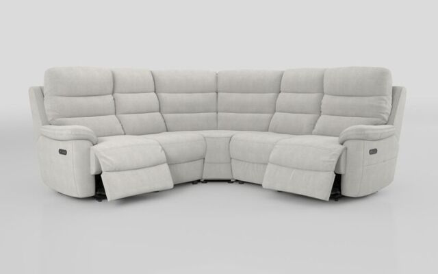 Ossett 2 Corner 2 Power Sofa with Head Tilt  - poltronesofà at ScS