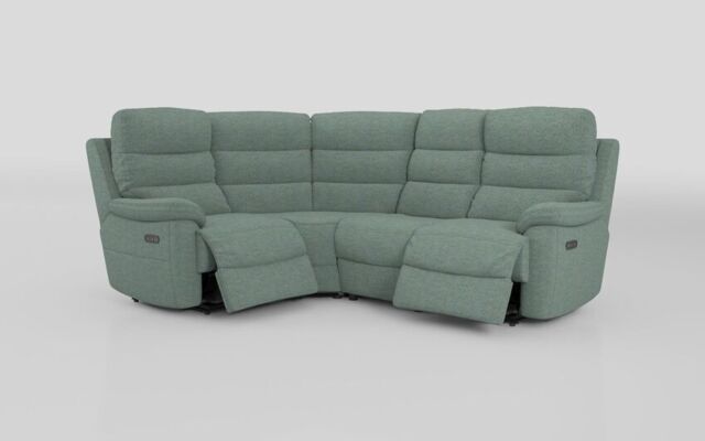 Ossett 1 Corner 2 Power Sofa with Head Tilt - poltronesofà at ScS