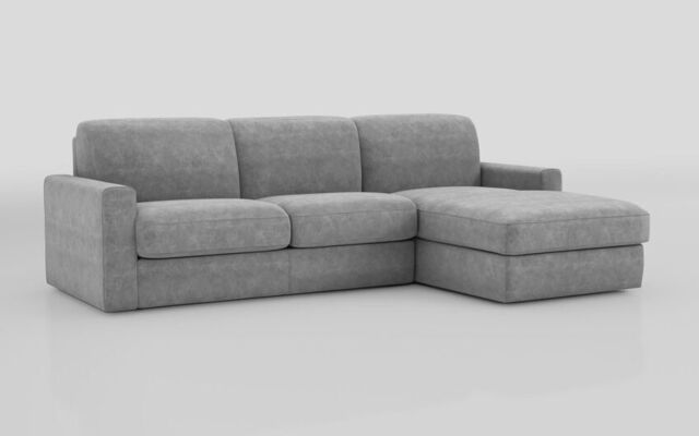 Barete Large Arm 4 Seater Sofa Bed with Right Hand Facing Large Lounger - poltronesofà at ScS