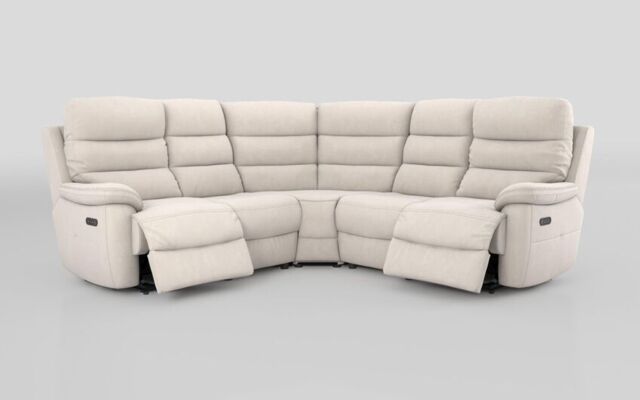 Ossett 2 Corner 2 Power Sofa with Head Tilt - poltronesofà at ScS