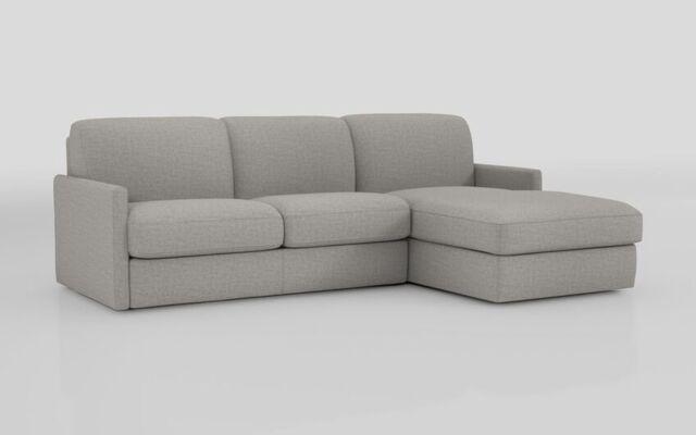 Barete Slim Arm 4 Seater Sofa Bed with Right Hand Facing Large Lounger  - poltronesofà at ScS