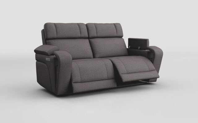 Adstock 3 Seater Power Recliner With Power Head Tilt - poltronesofà at ScS