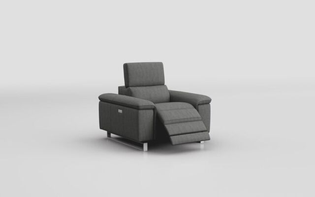Viserba Power Recliner Chair with Manual Head Tilt - poltronesofà at ScS