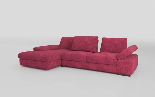 Savazza 4 Seater Sofa with Adjustable Back Rest Left Hand Facing Lounger  - poltronesofà at ScS