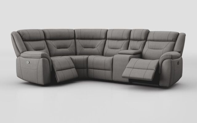 Ainsdale 1 Corner 2 Manual Sofa with Console  - poltronesofà at ScS