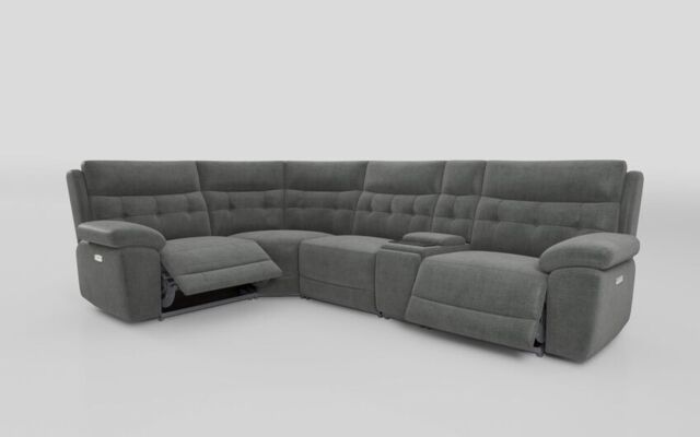 Belford 1 Corner 3 Power Recliner Sofa with Media Console - poltronesofà at ScS