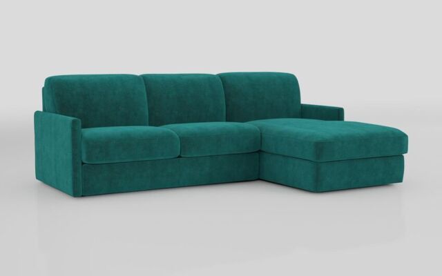 Barete Slim Arm 4 Seater Sofa Bed with Right Hand Facing Large Lounger - poltronesofà at ScS