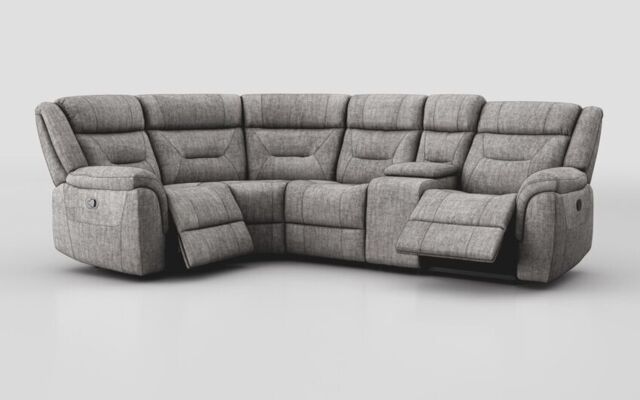 Ainsdale 1 Corner 2 Manual Sofa with Console  - poltronesofà at ScS
