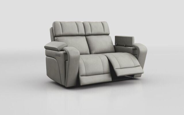Adstock 2 Seater Power Recliner With Power Head Tilt - poltronesofà at ScS