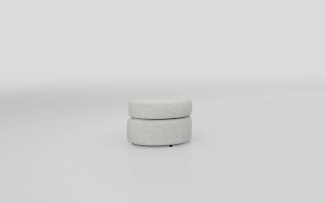 Aurora Fabric Twister Footstool  - poltronesofà at ScS
