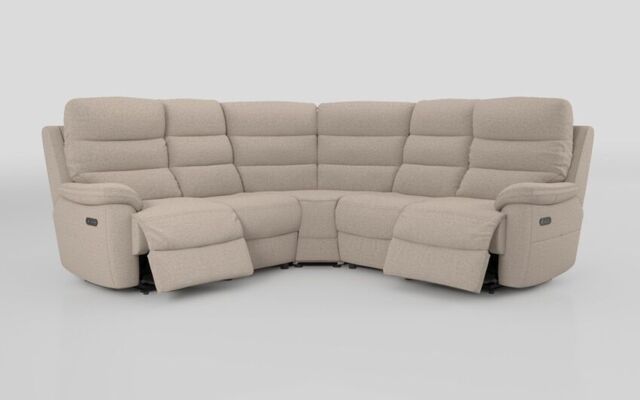Ossett 2 Corner 2 Power Sofa with Head Tilt - poltronesofà at ScS