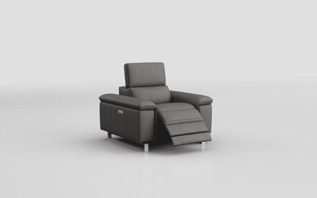 Viserba Power Recliner Chair with Power Head Tilt - poltronesofà at ScS