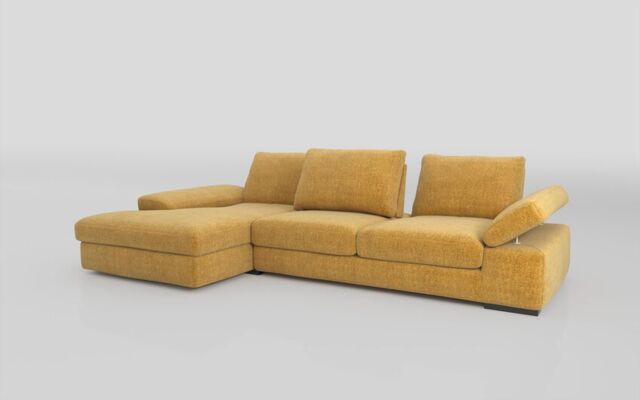 Savazza 4 Seater Sofa with Adjustable Back Rest Left Hand Facing Lounger - poltronesofà at ScS