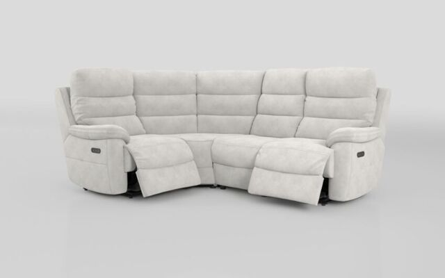 Ossett 1 Corner 2 Power Sofa with Head Tilt  - poltronesofà at ScS
