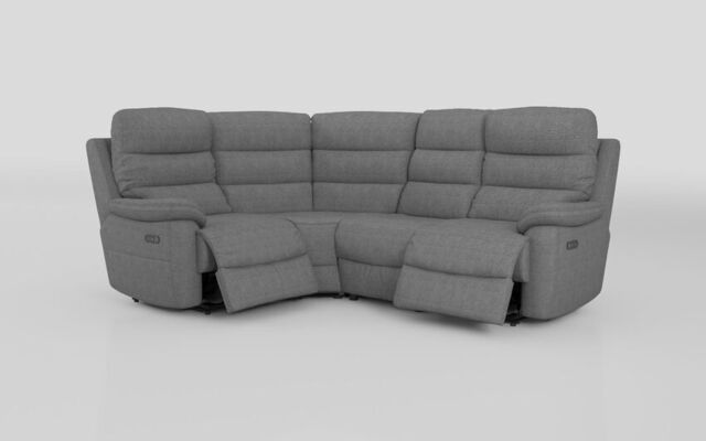 Ossett 1 Corner 2 Power Sofa with Head Tilt  - poltronesofà at ScS